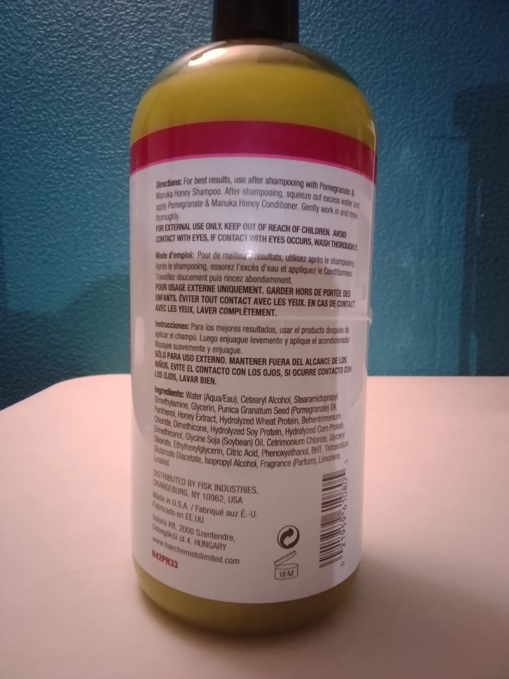Pomegranate & Manuka Honey Conditioner and Shampoo -